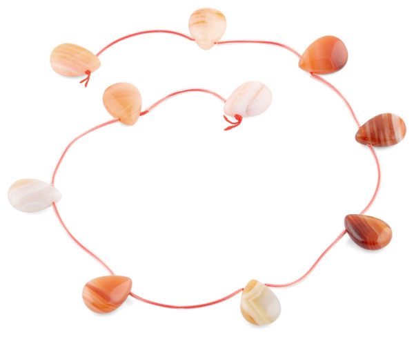 13x18MM Red Agate Oval Gemstone Beads Supply