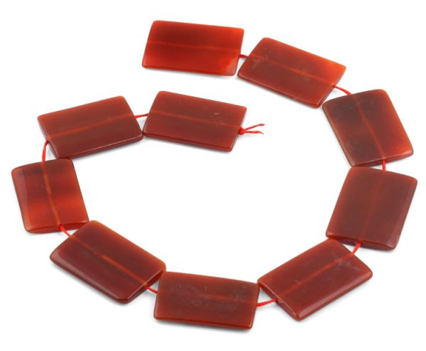 13x18mm Red Rectangular Crystal Beads Online Sale