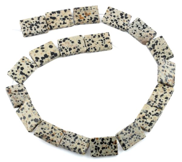 15x20MM Dalmatian Jasper Puffy Rectangular Gemstone Beads Online