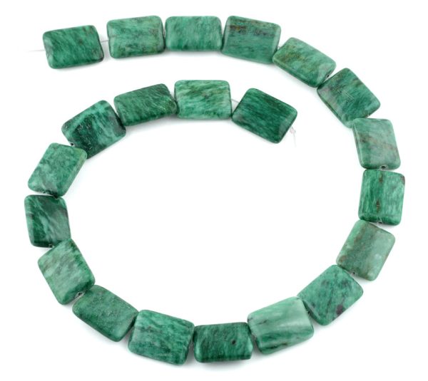 15x20MM Brazil Rainforest Jasper Rectangular Gemstone Beads Discount