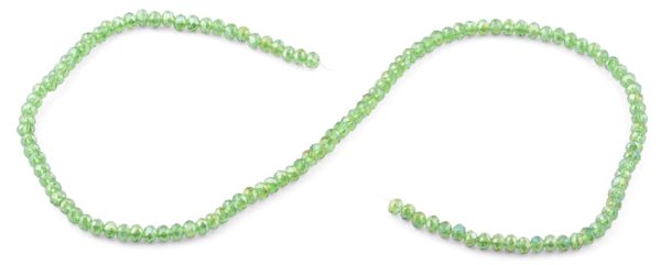 4mm Green Faceted Rondelle Crystal Beads Fashion - Image 2